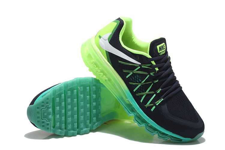 Nike Air Max 2015 vendre nouveau vert noir sport